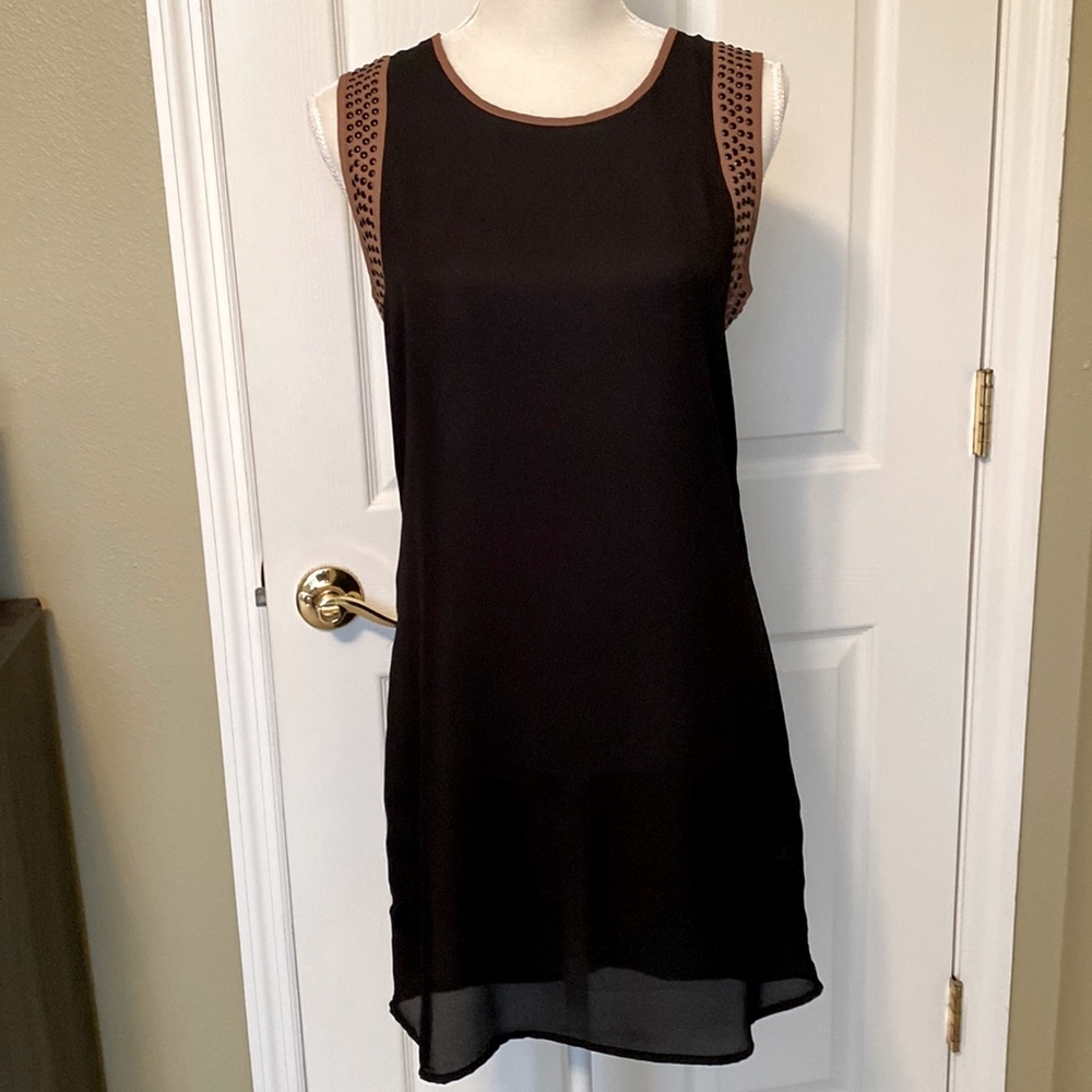Sheer midi dress sz M